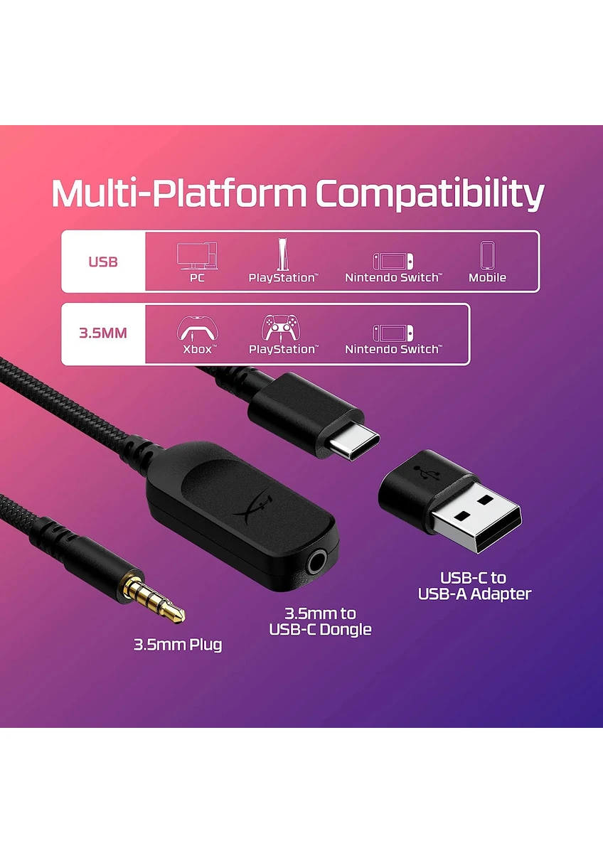 HyperX Cloud III Kırmızı Siyah Kablolu Oyuncu Kulaklığı 727A9AA - Görsel 3