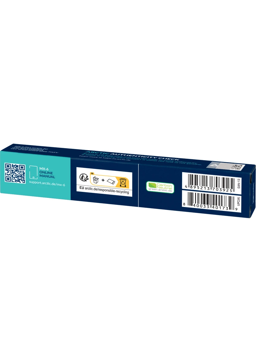 Arctic Mx-6 Ultra Yüksek Performanslı Termal Macun - 4gr (AR-ACTCP00080A) - Görsel 2