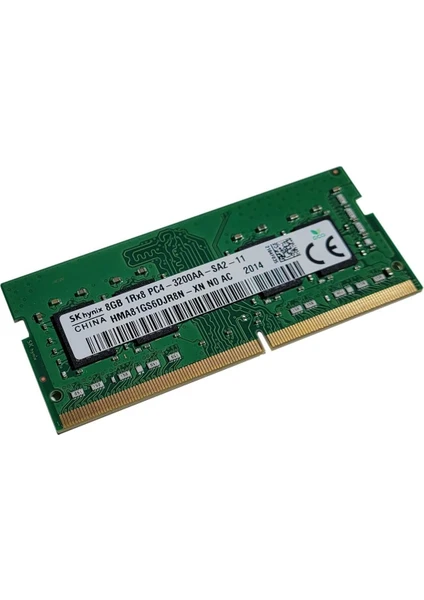 SK Hynix 8GB 3200MHz DDR4 Notebook Ram Düşük Gecikme CL22 Yüksek Performans İçin Uygun MA81GS6DJR8N-XN