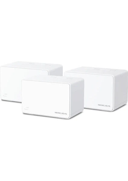 Mercusys Halo H80X(3-pack), AX3000Mbps, Dual-Band, Gigabit Portları, 150'ye Kadar Cihaz Bağlanabilir, 650 m²'ye Kadar Kapsama