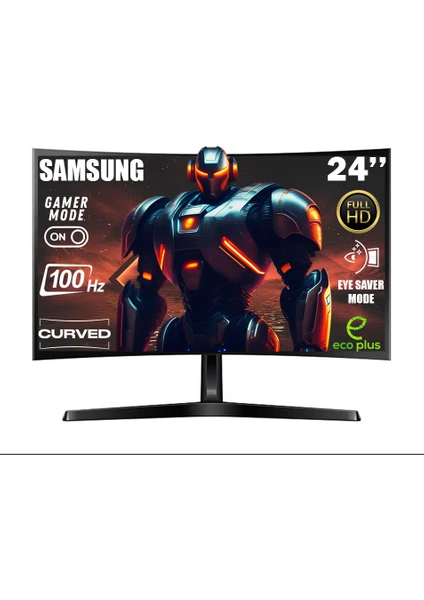 Samsung Essential S36G 24'' 100 Hz 4 Ms (HDMI+VGA) Full HD 1920 x 1080 LCD Monitör LS24D366GAUXUF