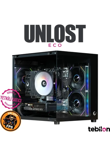 Tebilon UNLOST ECO-Amd Ryzen 7500F-GIGABYTE A620M-GIGABYTE Geforce Rtx 5060 Wındforce Oc 8GB-16GB-500GB SSD