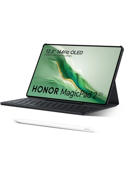 HONOR Magic Pad 2 12GB 256GB 12.3 Siyah Tablet + Klavyeli Kılıf + Kalem
