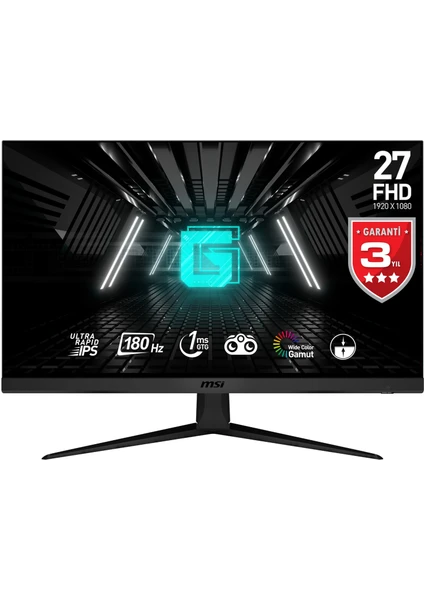 MSI G2712F 27 Ultra Rapıd 1ms 180Hz Adaptive-Sync IPS Full HD Gaming (Oyuncu) Monitör